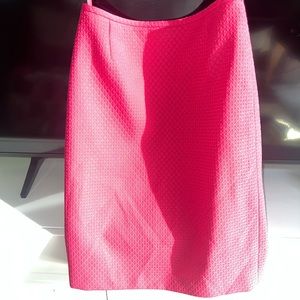 Pink pencil skirt size 4